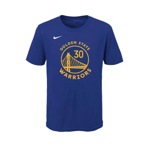 Nike NBA Golden State Warriors 2023-2024 Tee Blue 5-6YR