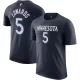 Nike NBA Minnesota Timberwolves - Anthony Edwards N&N icon Tee Blue