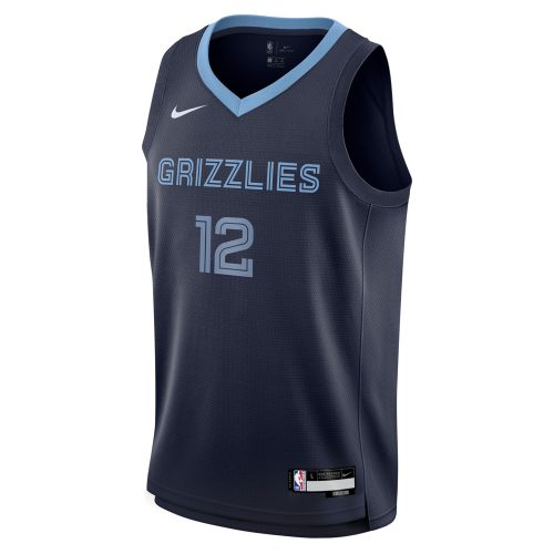 NIKE NBA MEMPHIS GRIZZLIES JA MORANT BOYS ICON SWINGMAN JERSEY COLLEGE NAVY S