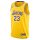 Nike NBA Los Angeles Lakers LeBron James Icon Edition 23 Jersey Yellow XL