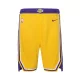 NIKE NBA LOS ANGELES LAKERS BOYS ICON SWINGMAN SHORT AMARILLO