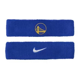   Nike NBA Golden State Warriors Single Solid Team Logo Headband Junior Blue
