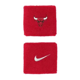 Nike NBA Chicago Bulls Solid Team Logo Wristbands Junior Red