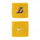 Nike NBA Los Angeles Lakers Solid Team Logo Wristbands Junior Yellow
