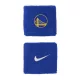 Nike NBA Golden State Warriors Solid Team Logo Wristbands Junior Blue
