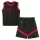 Nike NBA Chicago Bulls Mesh Tank And Short Set Black 4-5YR