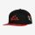 FOLKCAP STYLE 16 SNAPBACK BLACK / RED