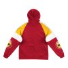 MITCHELL & NESS HOUSTON ROCKETS NBA INSTANT REPLAY HOODIE SCARLET