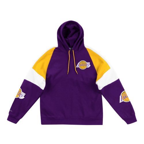 MITCHELL & NESS LOS ANGELES LAKERS NBA INSTANT REPLAY HOODIE PURPLE