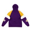 MITCHELL & NESS LOS ANGELES LAKERS NBA INSTANT REPLAY HOODIE PURPLE