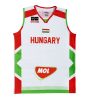 Hunbasket 2026 Férfi Válogatott Hivatalos mérkőzés mez fehér L
