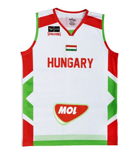Hunbasket 2026 Férfi Válogatott Hivatalos mérkőzés mez fehér L