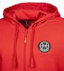 Hunbasket Hoodie, zipp Piros