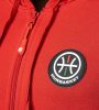 Hunbasket Hoodie, zipp Piros