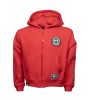Hunbasket Hoodie, zipp gyerek Piros