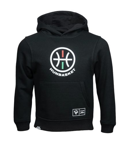 Hunbasket Hoodie gyerek Fekete L