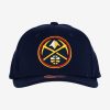 MITCHELL & NESS NBA DENVER NUGGETS TEAM GROUND 2.0 STRETCH SNAPBACK NAVY