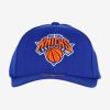 MITCHELL & NESS NBA NEW YORK KNICKS TEAM GROUND 2.0 STRETCH SNAPBACK BLUE