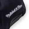 MITCHELL & NESS NBA PHILADELPHIA 76ERS TEAM GROUND 2.0 STRETCH SNAPBACK HWC BLACK