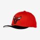 MITCHELL & NESS NBA CHICAGO BULLS TEAM 2 TONE 2.0 STRETCH SNAPBACK RED / BLACK