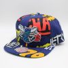 MITCHELL & NESS CHARLOTTE HORNETS Mens High Crown Structured Snapback Teal/BLUE