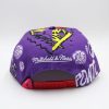MITCHELL & NESS TORONTO RAPTORS Mens High Crown Structured Snapback Purple