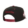 MITCHELL & NESS NBA OVERBITE PRO SNAPBACK MIAMI HEAT BLACK