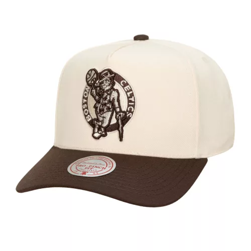 Mitchell & Ness NBA Boston Celtics Brown And Cream Pro Snapback Cream