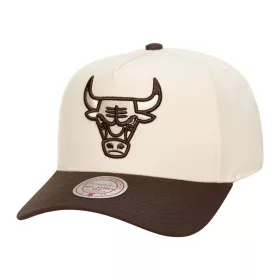   Mitchell & Ness NBA Chicago Bulls Brown And Cream Pro Snapback Cream