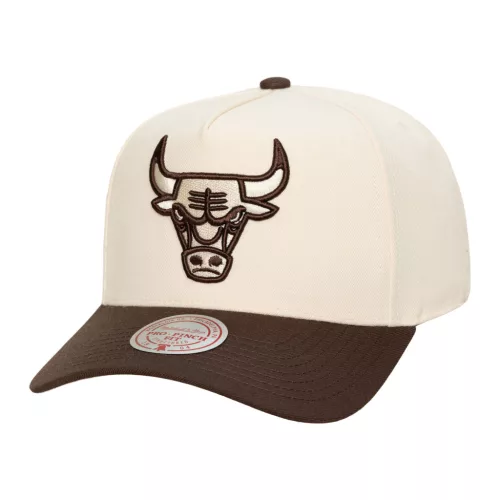 Mitchell & Ness NBA Chicago Bulls Brown And Cream Pro Snapback Cream