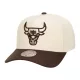 Mitchell & Ness NBA Chicago Bulls Brown And Cream Pro Snapback Cream ONE
