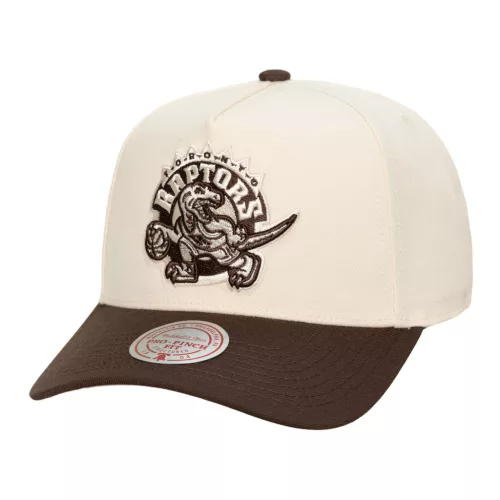 Mitchell & Ness NBA Toronto Raptors Brown And Cream Pro Snapback Hwc Cream