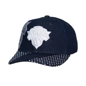   Mitchell & Ness NBA New York Knicks Run Stitch Pro Snapback Blue