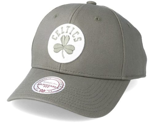 Mitchell & Ness TEAM LOGO LOW PRO STRAPBACK NBA BOSTON CELTICS OLIVE