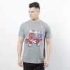 MITCHELL & NESS TORONTO RAPTORS VINCE CARTER NAME & NUMBER TRADITIONAL TEE HEATHER GREY