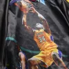 Mitchell & Ness NBA Los Angeles Lakers Shaquille O'Neal Player Lightweight Satin Jacket Gold-Black