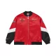 Mitchell & Ness NBA Chicago Bulls Triple Check Heavyweight Satin Jacket Red XL