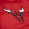 Mitchell & Ness NBA Chicago Bulls Triple Check Heavyweight Satin Jacket Red L