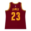 Mitchell & Ness NBA Cleveland Cavaliers 2015 Lebron James Road Swingman Jersey Cardinal
