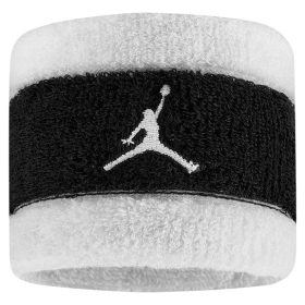 JORDAN M WRISTBANDS 2 PK TERRY WHITE/BLACK/WHITE