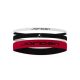 Jordan Elastic Sport Mixed Width Headbands 3 Pk White/Gym Red/Black