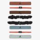 Jordan Elastic Sport Mixed Width Hair Ties 8 Pk Red Bark/Team Orange/Black