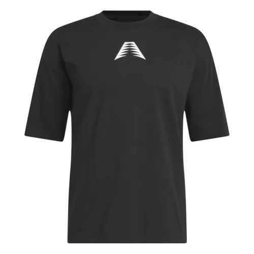 Adidas Anthony Edwards "Believe That" Tee Black/White M
