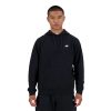 NEW BALANCE SMALL LOGO FRENCH TERRY HOODIE BLACK M