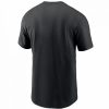 NIKE CHICAGO WHITE SOX WORDMARK T-SHIRT BLACK