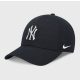 Nike MLB New York Yankees Club Unstructured Organic Cotton Cap Pitch Blue 4FA L/X