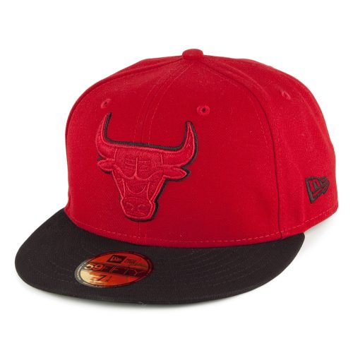 New Era Visor Tone Cap Chicago Bulls RED/BLACK