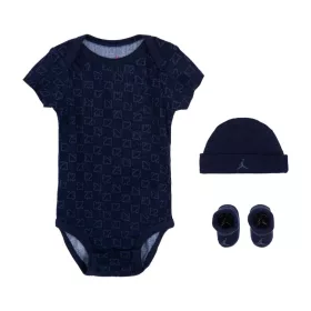 Jordan Bodysuit Set Short-Sleeved with Cap Navy Blue
