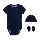 Jordan Bodysuit Set Short-Sleeved with Cap Navy Blue