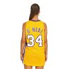 MITCHELL & NESS NBA LOS ANGELES LAKERS SHAQUILLE O'NEAL WOMENS SWINGMAN JERSEY